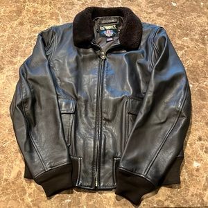 US Wings Signature Series G-1 USCG Goatskin Leather Jacket in Men’s 48 Long